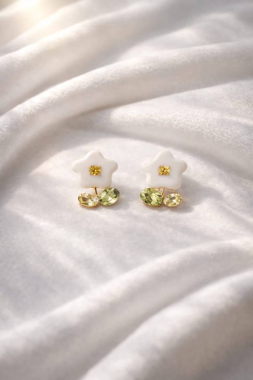 Heaven Hides Spring Blossom Earrings