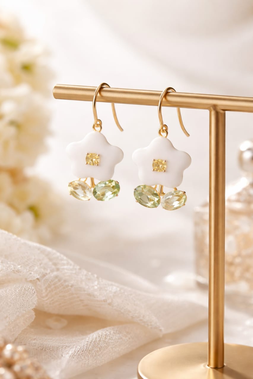 Heaven Hides Spring Blossom Earrings